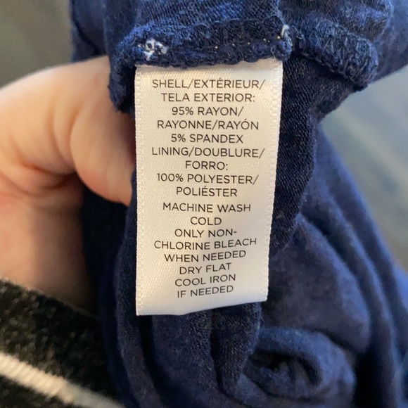 Loft Tank Dress High Neck Blue Soft M Medium EUC - Picture 6 of 7